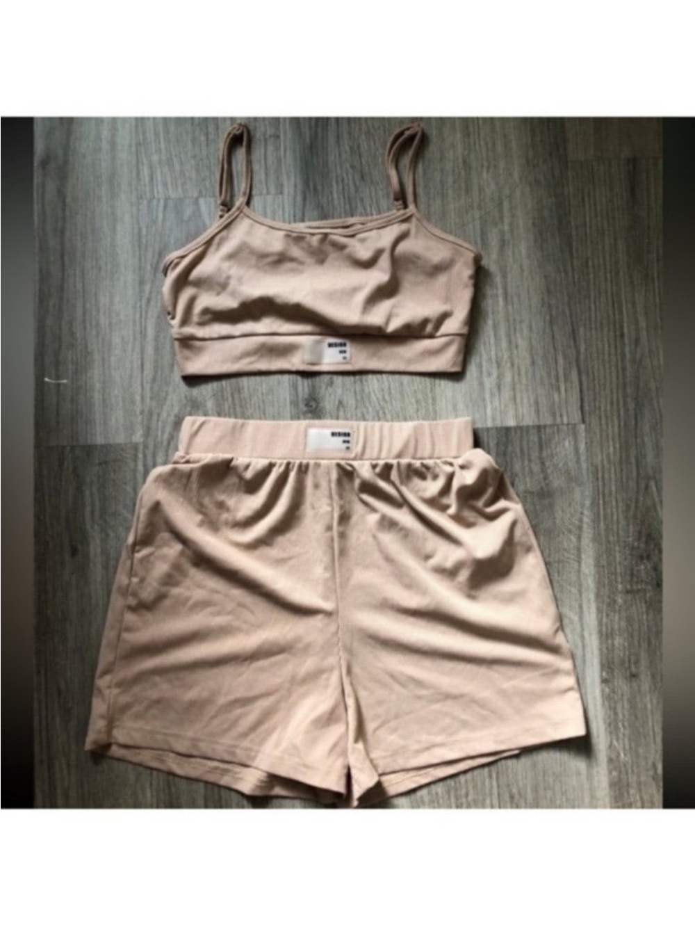 Women’s Crop Top and Biker Shorts Set